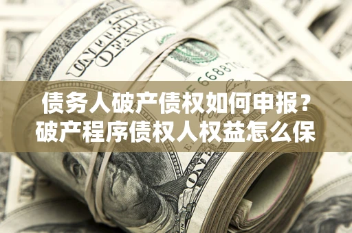 济南债务人破产债权如何申报？破产程序债权人权益怎么保障？