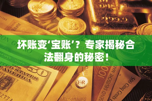 济南坏账变‘宝账’？专家揭秘合法翻身的秘密！