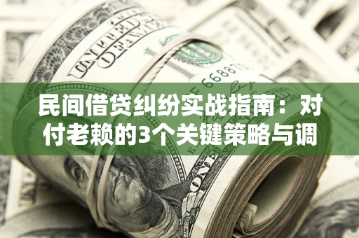 济南民间借贷纠纷实战指南：对付老赖的3个关键策略与调解盲区解析